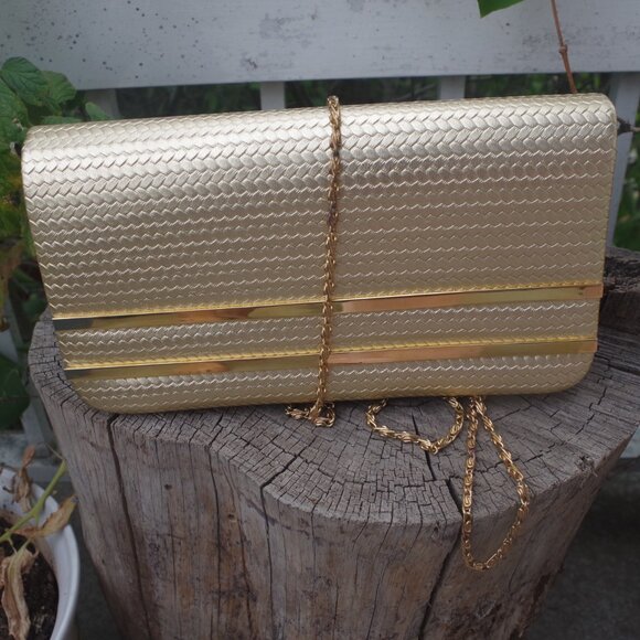 Gold Farnell Paris Evening Purse - Picture 2 of 5